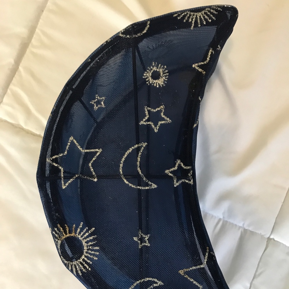 Moon shaped container